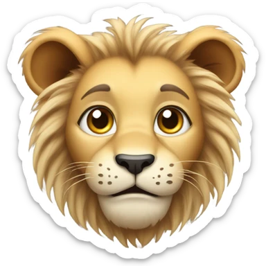 Cute Liones sticker