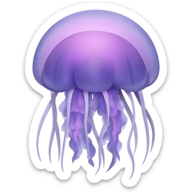 purple Jellyfish sticker