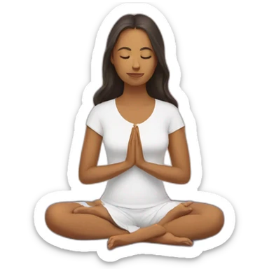 meditation sticker