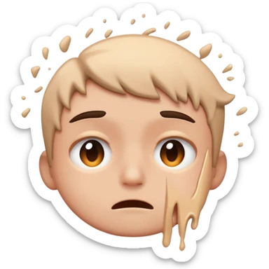 person crashing out sticker