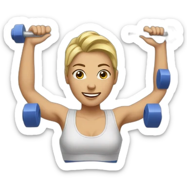 fitness coach sticker