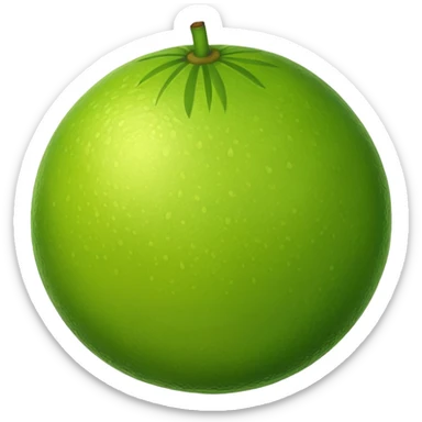 single lime sticker