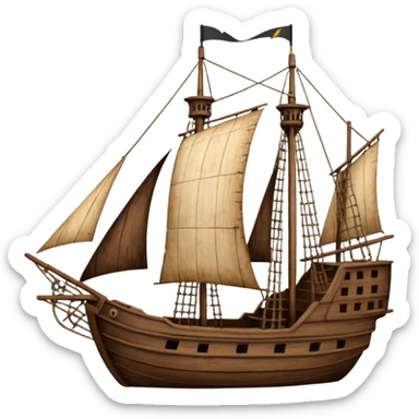 Batavia 1628 ship sticker