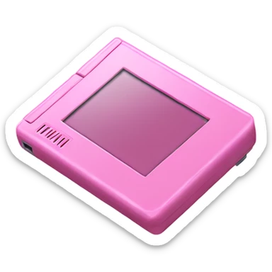 pink nintendo lite  sticker