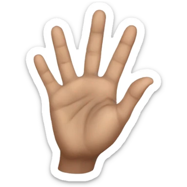 Unlimited Void Domain Expansion Handsign sticker