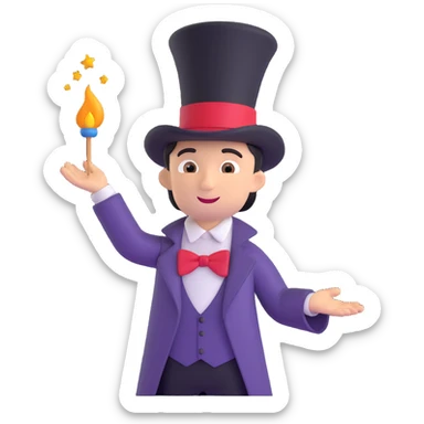 Magician  sticker
