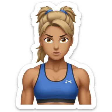 FEMALE HYROX ATHLETE sticker