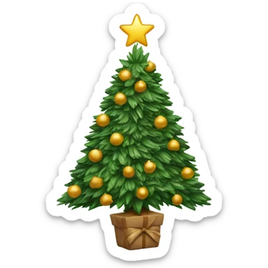 x-mas tree  sticker