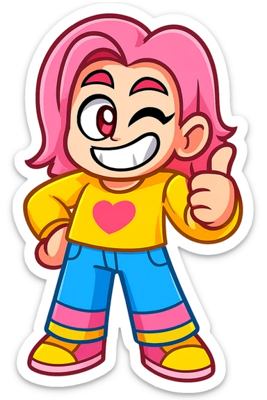 Extract every character from the picture. there is  5 character. So i need total 5 images of the character including the clothes and accessories they are wearing, and place on a transparent background. Keep the original style and appearance exactly the same. and separately give me the each character picture

 sticker