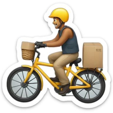 Bike delivery sticker
