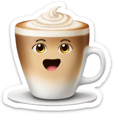 cappucino heart emoji sticker
