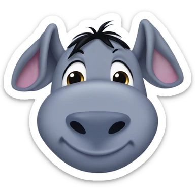 Nalle puh eeyore sticker