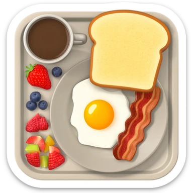 Breakfast platter sticker