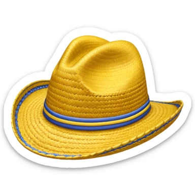 emoji de sombrero sticker