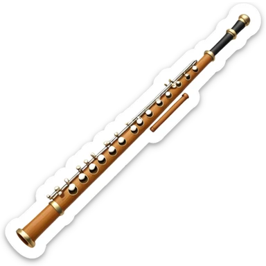 flute traverso sticker