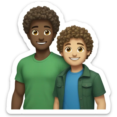 noah and nick  sticker