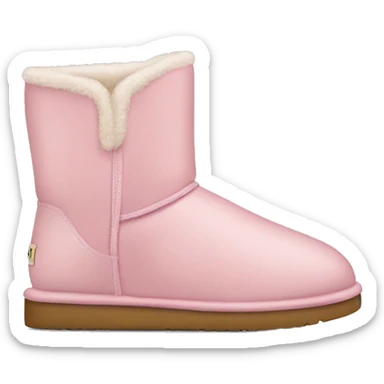 light pink uggs sticker