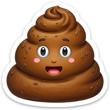 hills pooping sticker