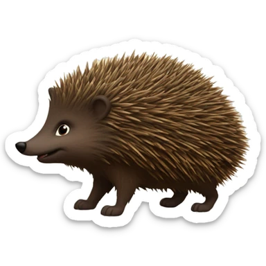 The Knarl was a magical beast that greatly resembled a real hedgehog in its physical appearance,. its dark brown  sticker
