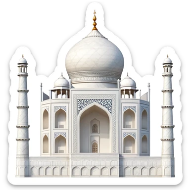 Taj Mahal landmark sticker