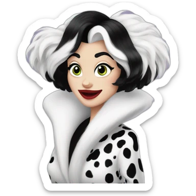 Cruella Disney sticker