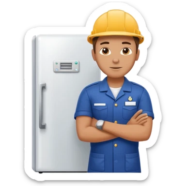 Técnico en refrigeracion sticker