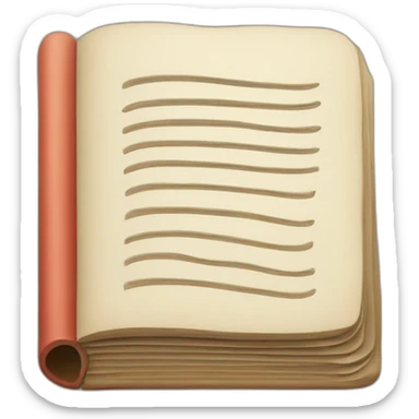 book writing symbol sticker
