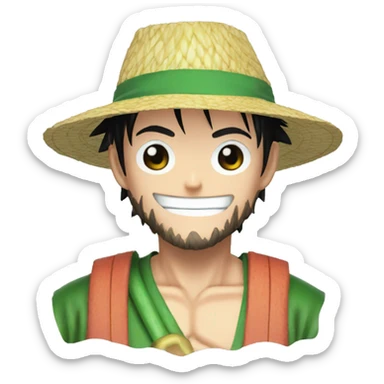 Luffy et zoro sticker