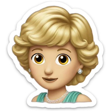 Princess diana sticker