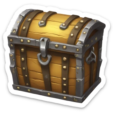 trapped treasure chest dungeons and dragons sticker