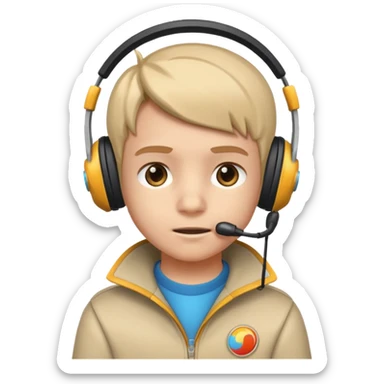 Retro Arcade Kid sticker