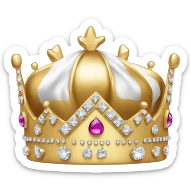 Crown with diamonds  sticker