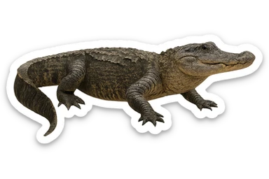 Alligator sticker