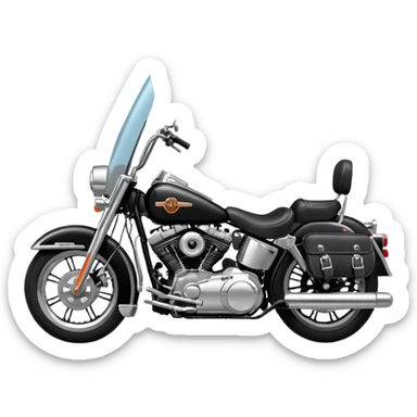 Harley-Davidson classic motorcycle sticker