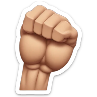 shredded bicep sticker