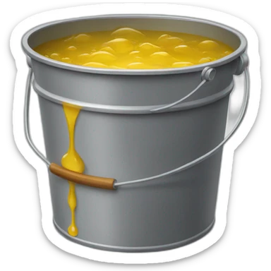 Bucket of goo sticker