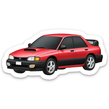 1993 subaru impreza sticker