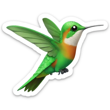 un colibri  sticker