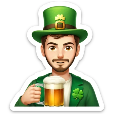 Having a Beer sticker