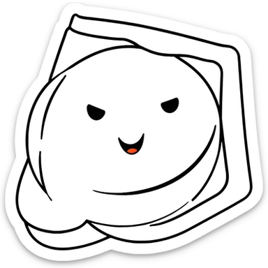 playful abstract emoji sticker