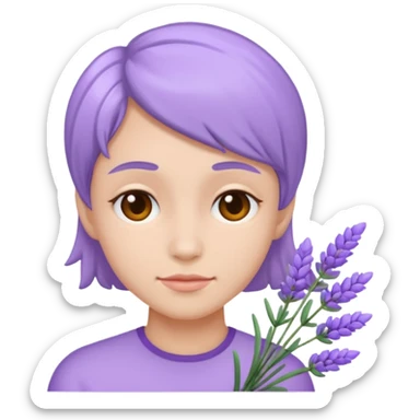 Do you know how levandula look like? sticker