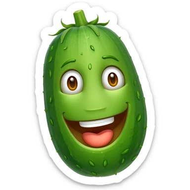 Larry the Cucumber from VeggieTales sticker