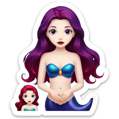 🖤🧛‍♀️🧜‍♀️ sticker