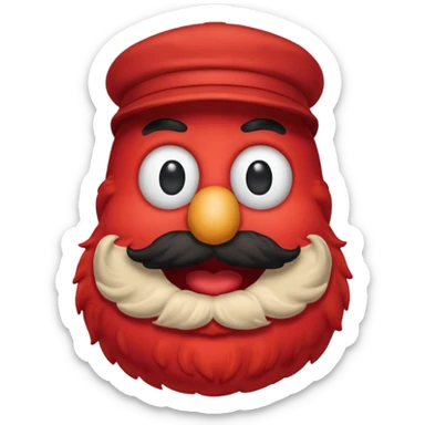 elmo hitler? sticker
