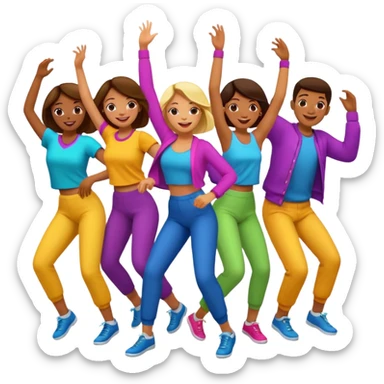 Halay çeken insanlar sticker