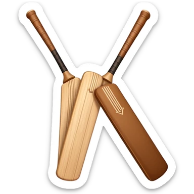 I need a cricket bat as emoji which I can paste with text sticker