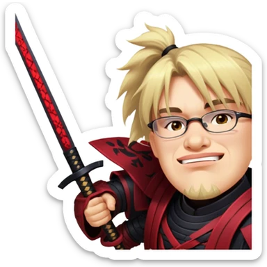 Fierce Samurai sticker