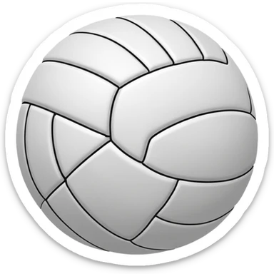 just realized volleyball is just like keeping a ballon in the air sticker