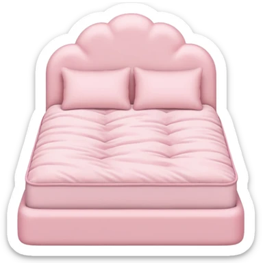 Light pink bed sticker