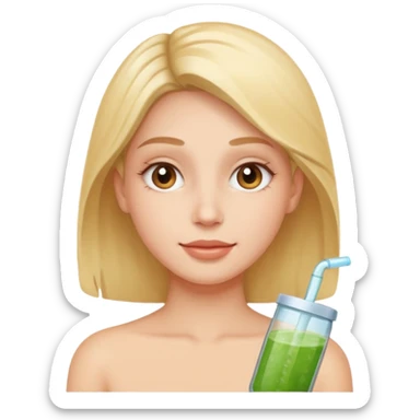 Detox face sticker